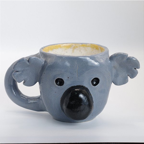 Caneca cerâmica artesanal Koala