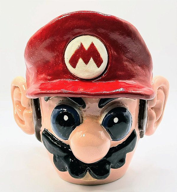 Caneca cerâmica artesanal Mário