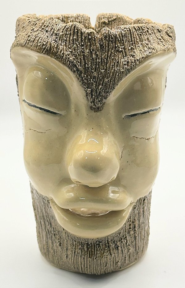 incensário artesanal cerãmica esculpido Laurelin