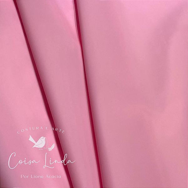 FORRO DE NYLON EMBORRACHADO FINO ROSA BEBE