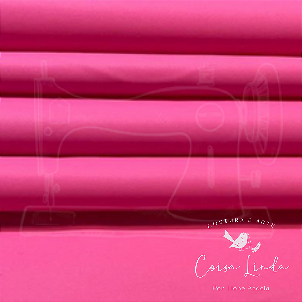 FORRO NYLON EMBORRACHADO PINK