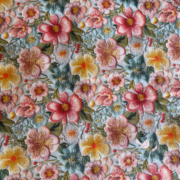 TRICOLINE FLOR BORDADA 4