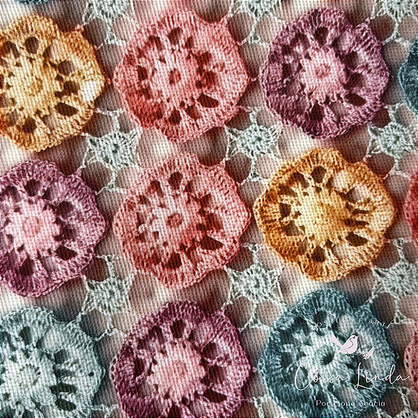 SARJA IPERMEÁVEL 3D CROCHÊ RETRÔ