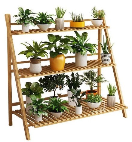 Armário Multiuso C/ 3 Prateleiras P/ Plantas