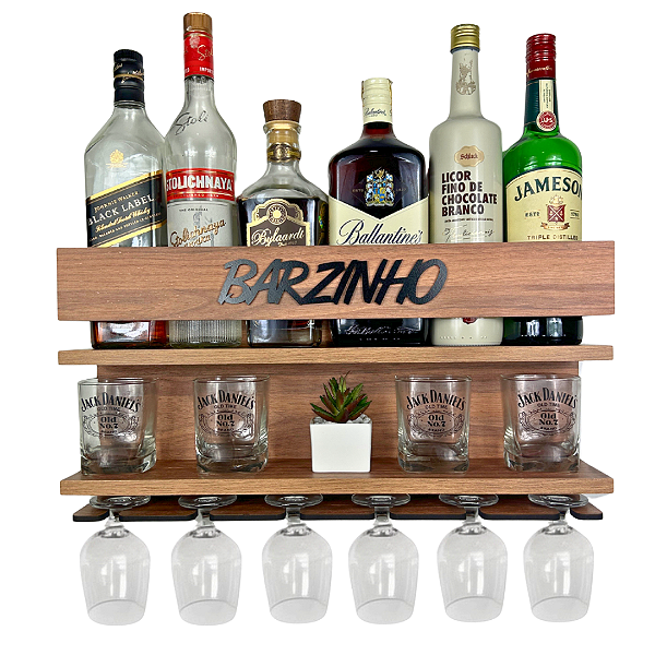 Barzinho de Parede - 54x28 - Cor Imbuia