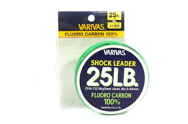Linha Varivas Shock Leader Fluorocarbon 25lb 30m