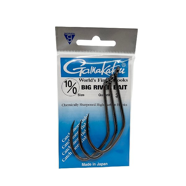 Anzol Gamakatsu Big River Bait 10/0 3un