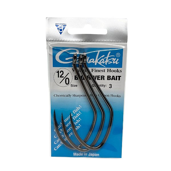 Anzol Gamakatsu Big River Bait 12/0 3un