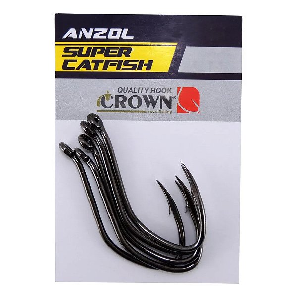 Anzol Crown Super Catfish Black 12/0 5un