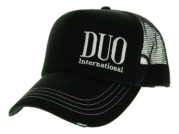 Boné Duo International Promo Trucker Cap Preto