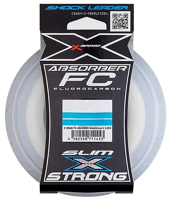 Linha Leader X-Braid Absorber FC Slim e Strong 41lb 30m