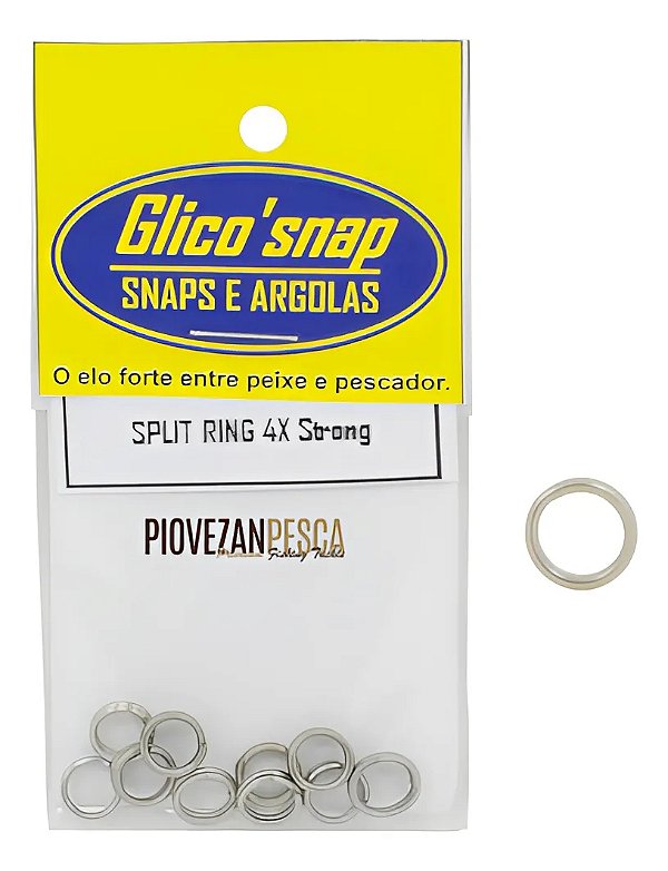Argola Split Ring 4X Strong Glico By Piovezan