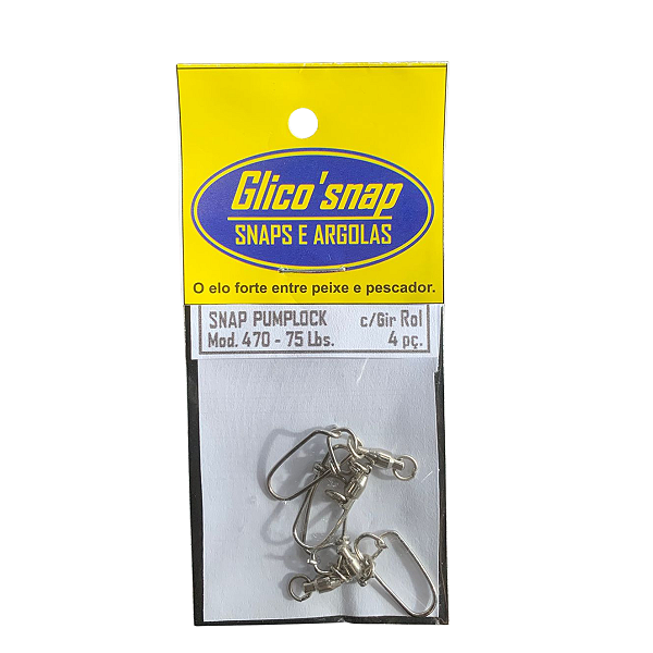 Snap Glico Pumplock Com Girador de Rolamento