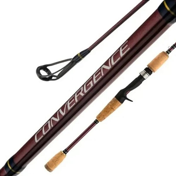 Vara Carretilha Shimano Convergence Peacock Bass CVC66MH4SACO 6'6 7-20lb 4P