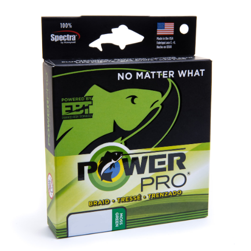Linha Multifilamento Power Pro 300yds 275m Verde Musgo