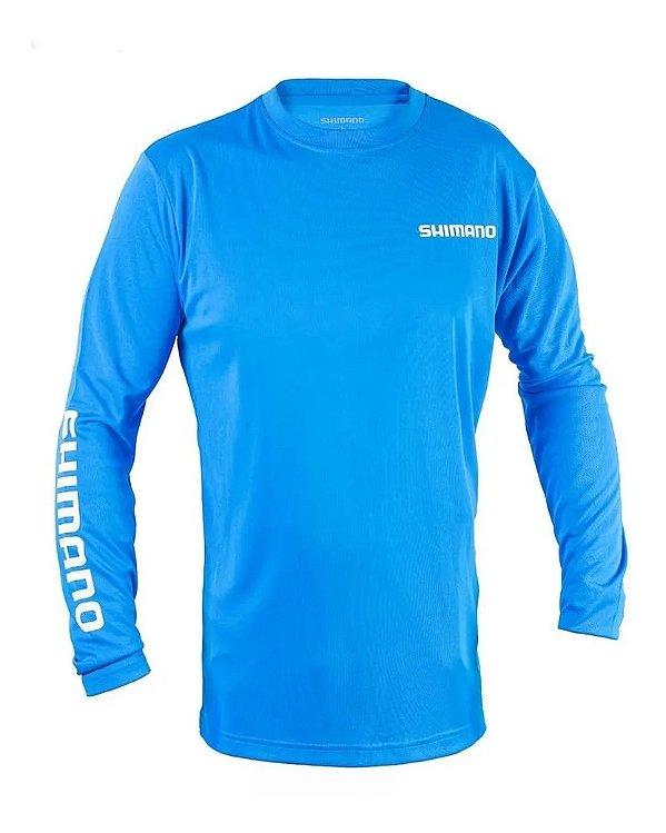 Camiseta de Pesca Shimano Tech Top Manga Longa Upf 30+