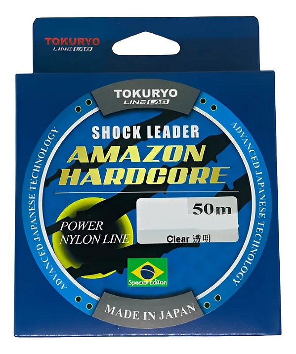 Linha Tokuryo Amazon Hardcore Shock Leader Power Nylon 50m