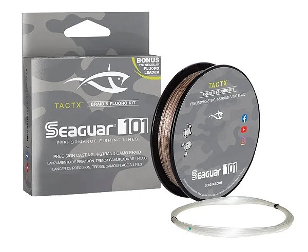 Linha Seaguar Tactx 4 Fios 274m Camuflado
