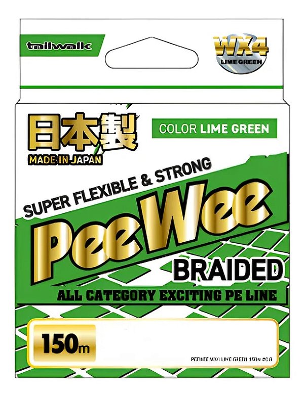 Linha Tailwalk TW PeeWee WX4 Verde Limão 150m