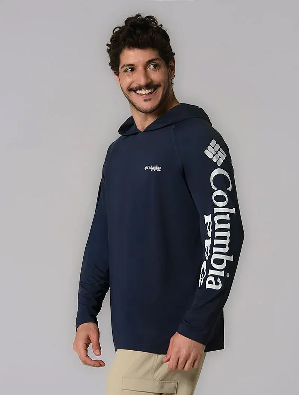 Camiseta Columbia Aurora M/L PFG Terminal Tackle C/Capuz