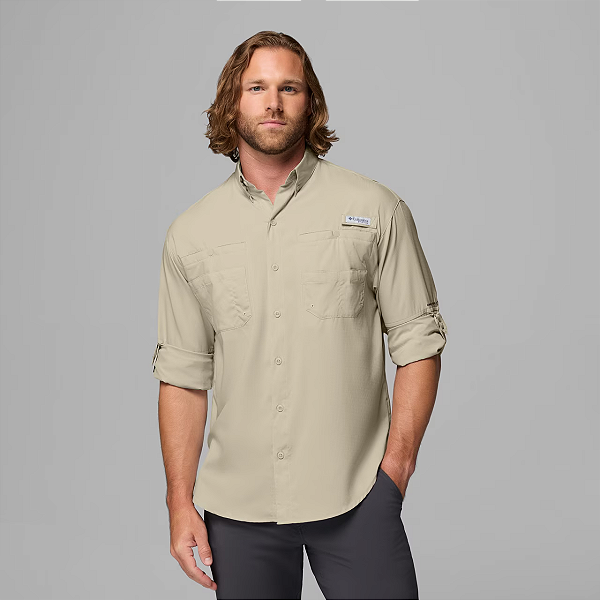 Camisa Columbia Masculina PFG Tamiami II Manga Longa