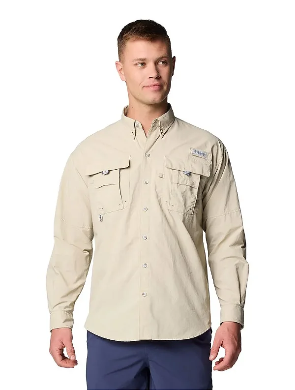 Camisa Columbia Masculina Bahama II Manga Longa