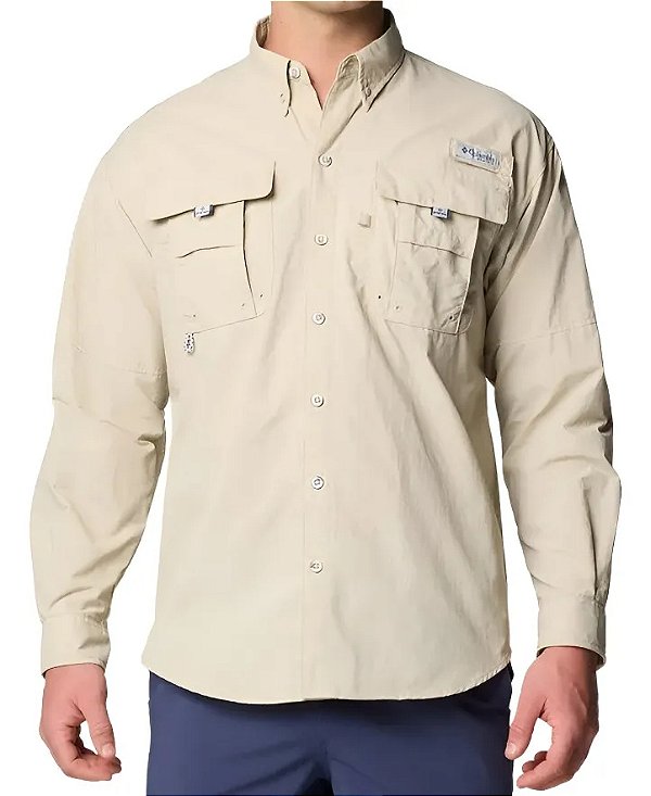 Camisa Columbia Masculina Bahama II Manga Longa