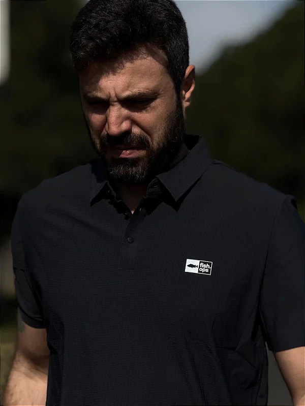 Camiseta Fish Ops Polo Masculina Cold Tech