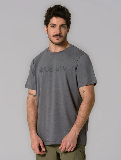 Camiseta Columbia Masculina Basic Logo II Branded Shadow