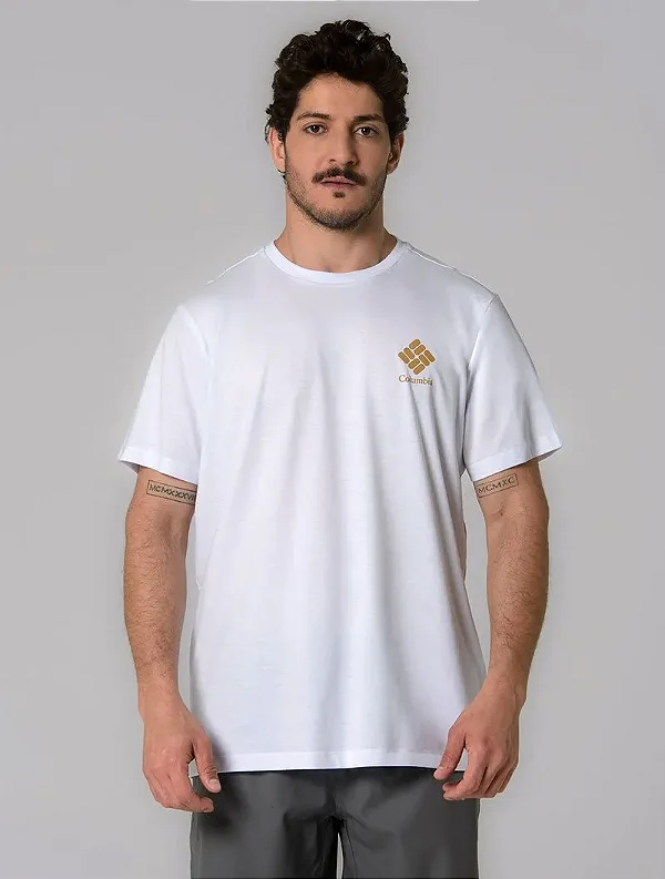 Camiseta Columbia Masculina CSC Stacked Logo