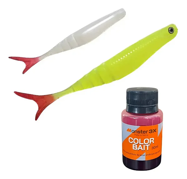 Tinta Para Isca Soft Monster 3X Color Bait 30ml