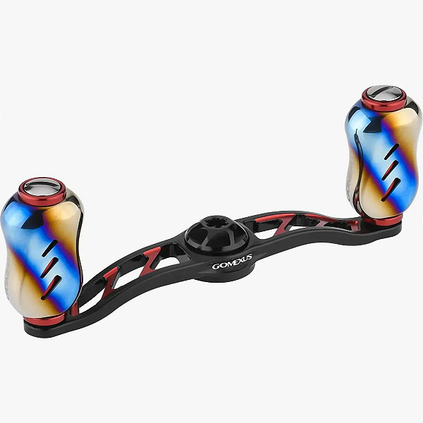 Manivela Gomexus Alumínio Usinado 100mm Knob Titânio 8x5mm