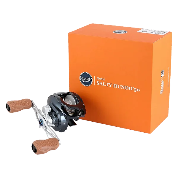 Carretilha Bates Fishing Salty Hundo 50 (150)