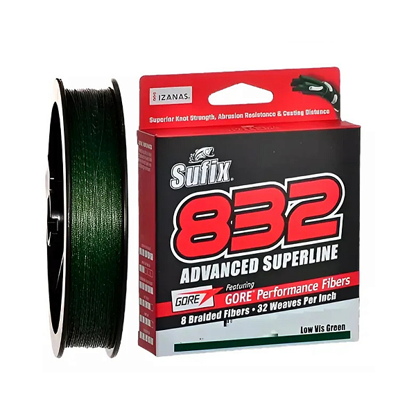 Linha Multifilamento Sufix 832 Advanced Superline 250m