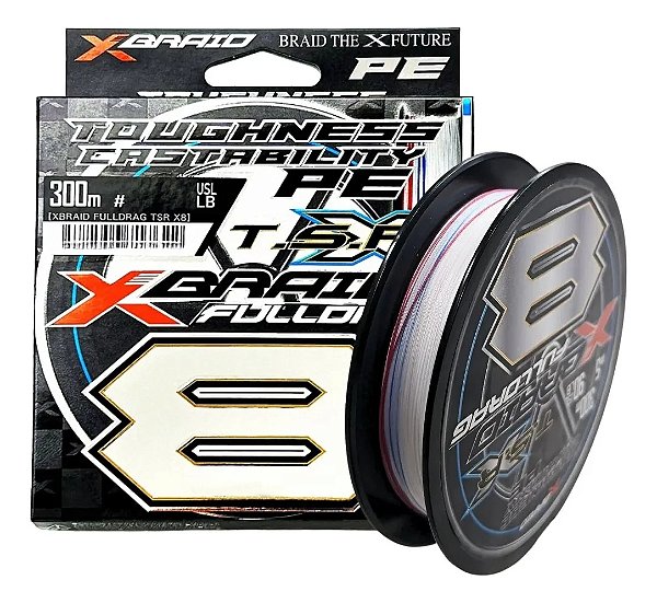 Linha Multifilamento XBraid Fulldrag X8 TSR 300m