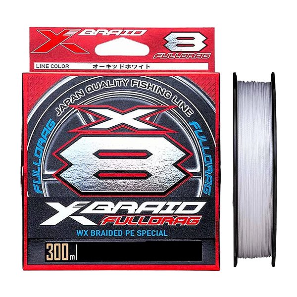 Linha Multifilamento XBraid Fulldrag X8 300m