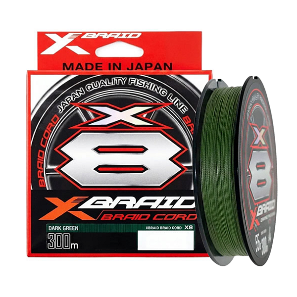 Linha Multifilamento XBraid Cord X8 300m