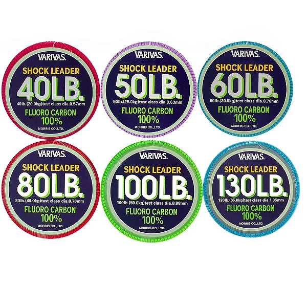 Linha Varivas Shock Leader Fluorocarbon 30m