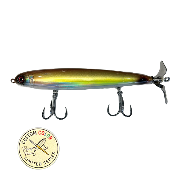 Isca Artificial Custom Nelson Nakamura Rocket 140 com Garateia Trocada