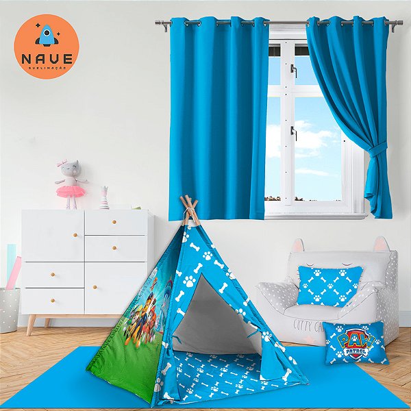 Cabaninha/tenda/toca Infantil para Festa do Pijama Patrulha Canina Montessori