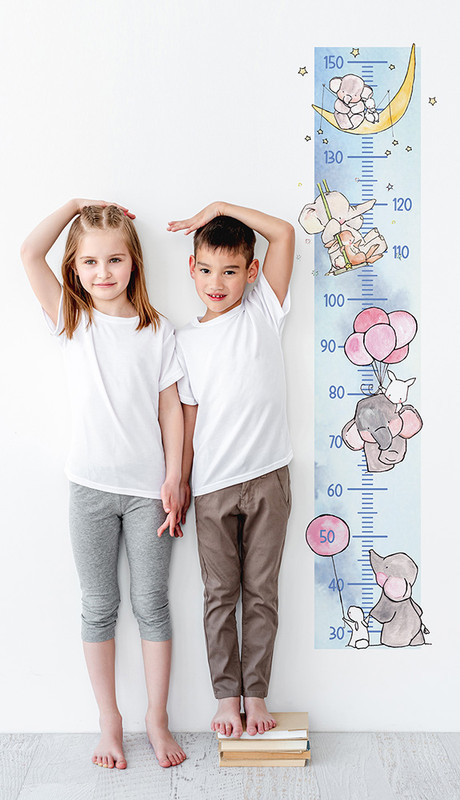 Régua de Crescimento Infantil Ursinho