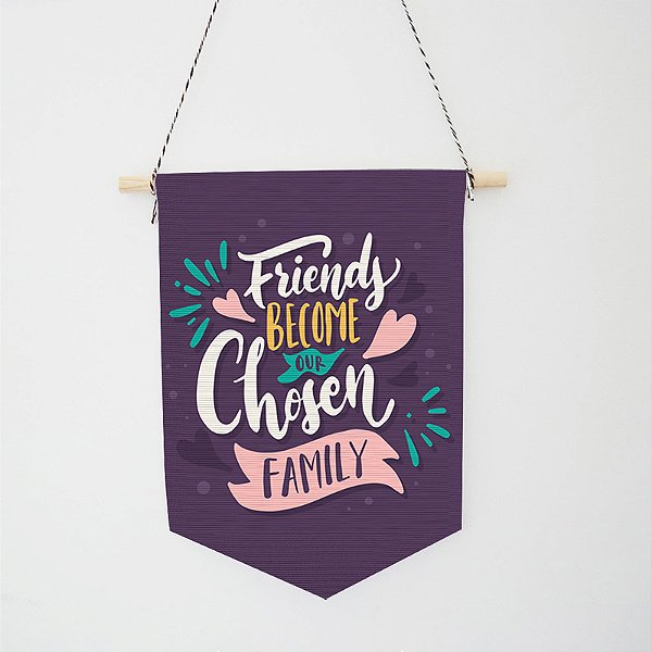 Flâmula Decorativa - Friends Roxo