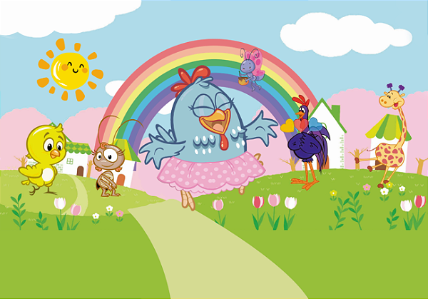 Painel Decorativo Galinha Pintadinha