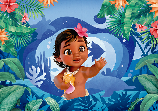 Painel Decorativo Moana Baby