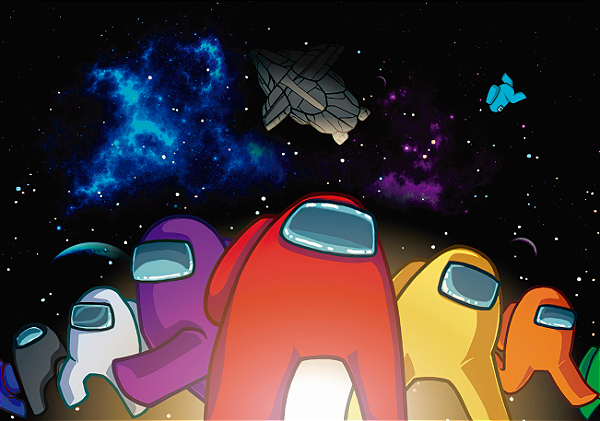 Painel Decorativo Among Us