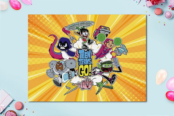 Painel Decorativo Jovens Titans Go