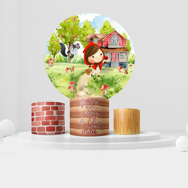 Veste Fácil Festa -  Chapeuzinho e Lobo Mau