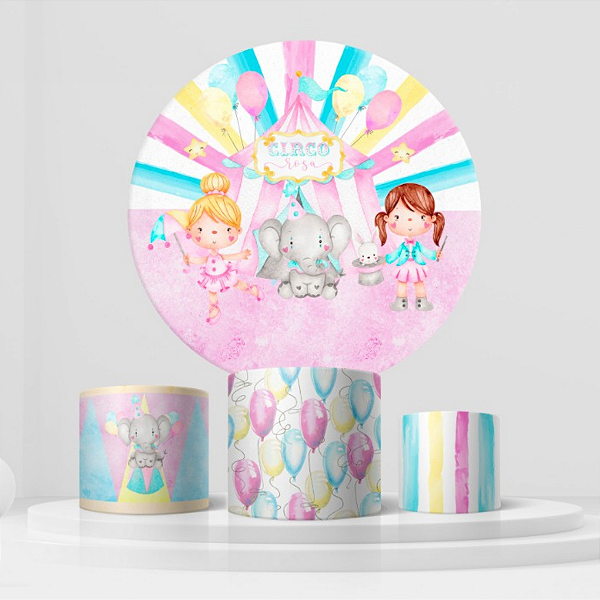 Veste Fácil Festa - Circo Rosa