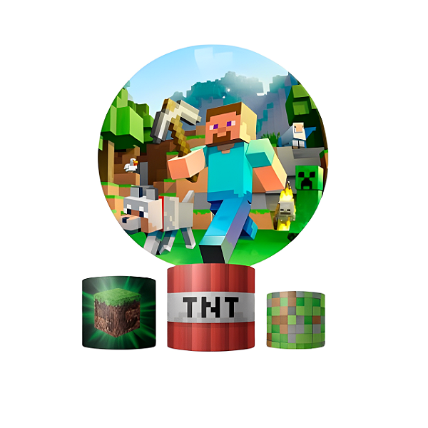 Veste Fácil Festa - Minecraft