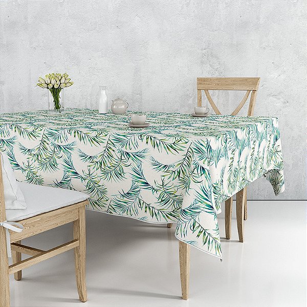 Toalha de Mesa Retangular - Folhagem